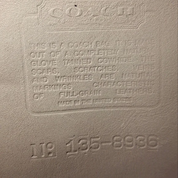 SOLD - NIB! Coach 4055 Vintage Leather Soft Satchel Bag in Bone - Picture 10 of 12
